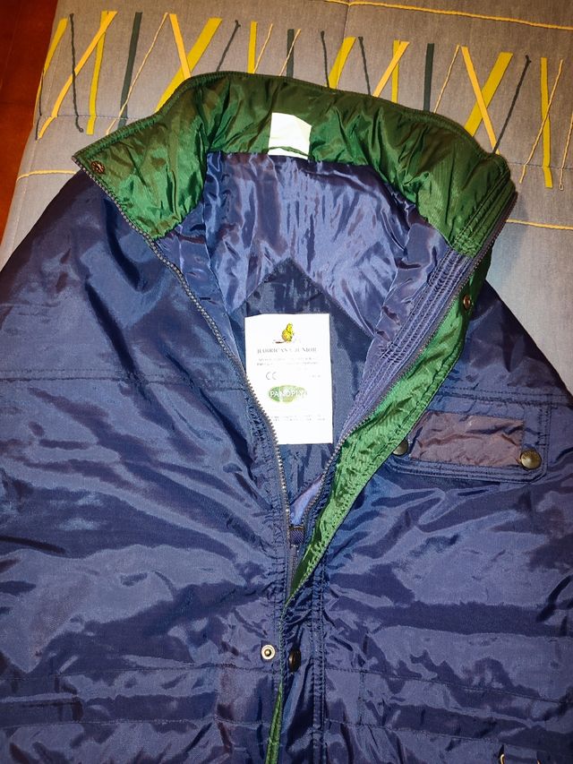 Parka de trabajo azul