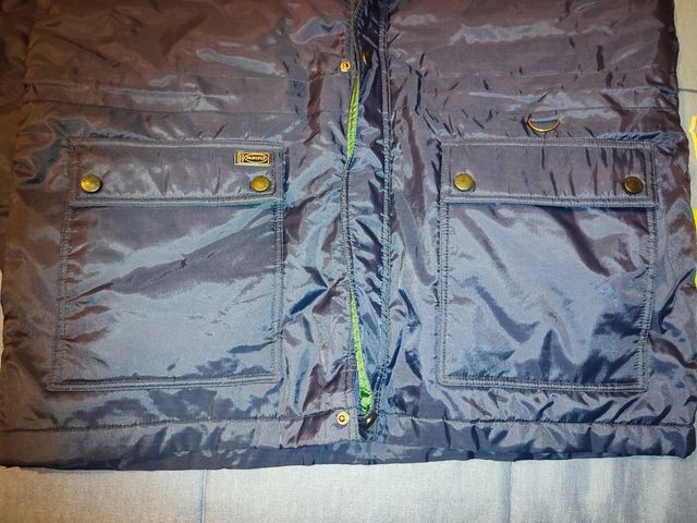 Parka de trabajo azul