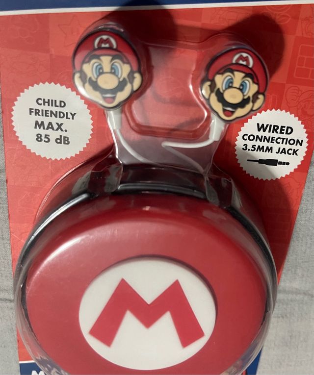Cuffie - Super Mario earphones + zip case