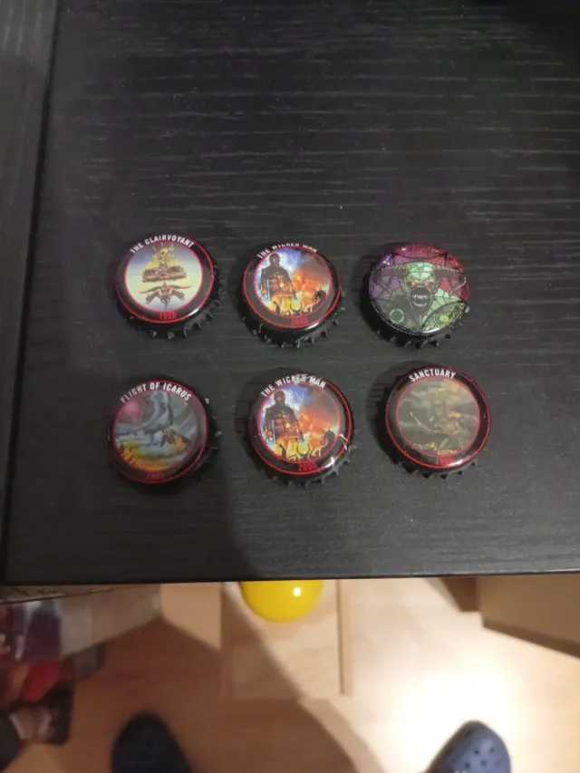 Chapas cerveza Iron maiden