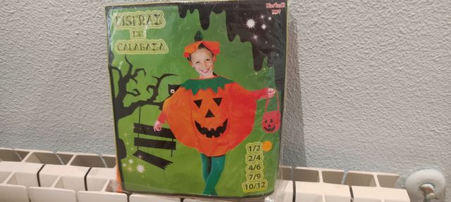 Disfraz calabaza talla 1-2