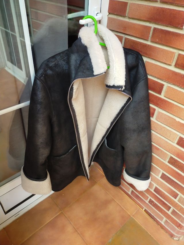 Chaquetón Mango semipiel