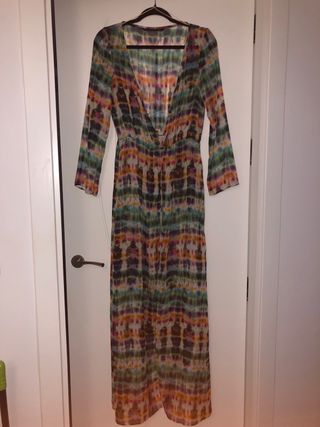 Vestido/sobre camisa larga de Zara talla M 