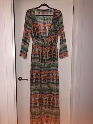 Vestido/sobre camisa larga de Zara talla M 