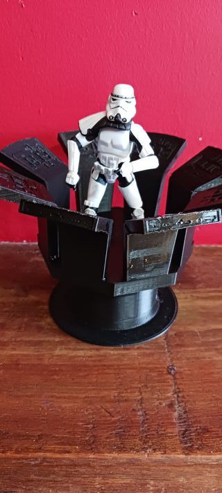 Star Wars 3.75". Consola. Estrella de la muerte.