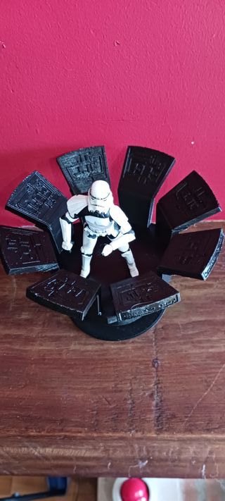 Star Wars 3.75". Consola. Estrella de la muerte.