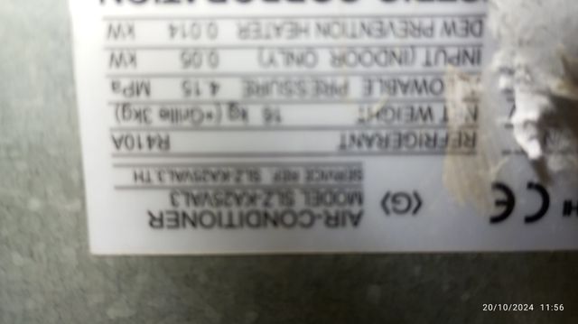 aire de techo tipo caset suz-ka25va4