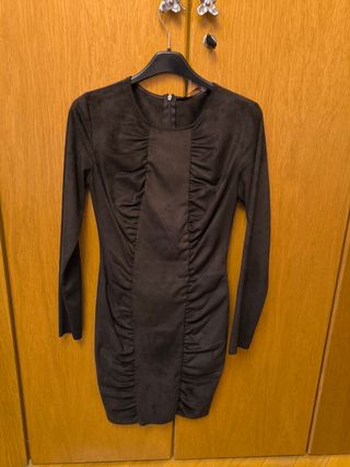 Vestido nuevo marrón Zara XS