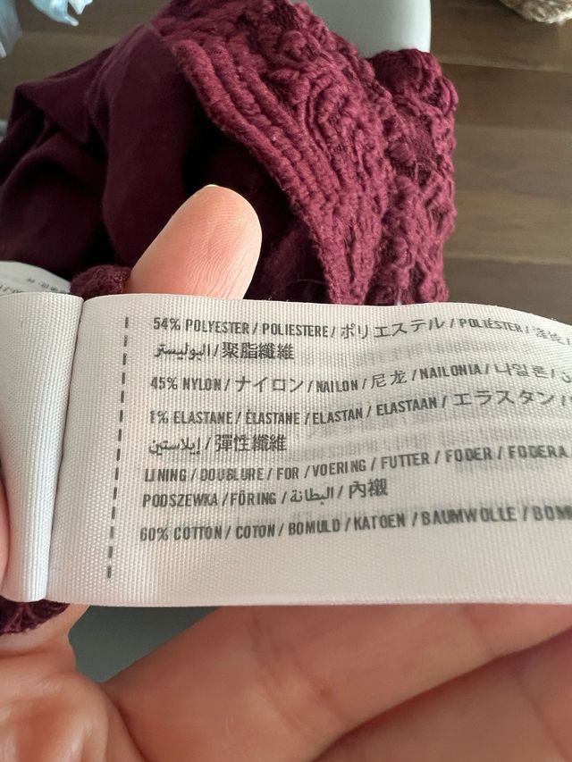 Jersey burdeos Hollister S