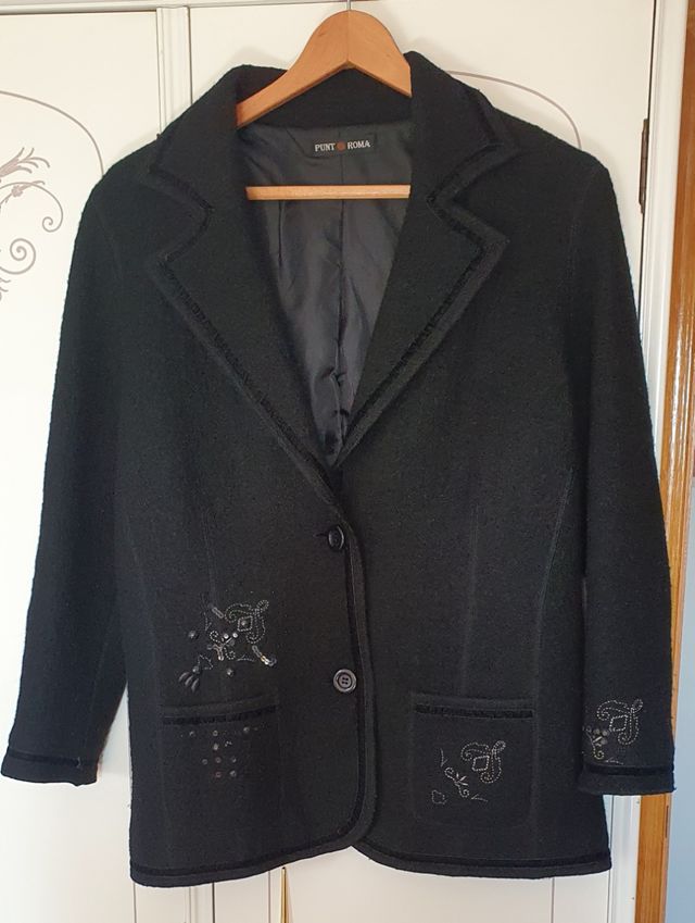 Blazer negra Punto Roma