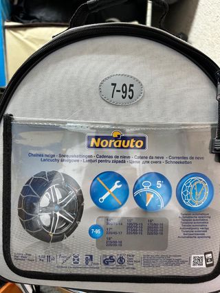 Cadenas de nieve para coche NORAUTO 7-95
