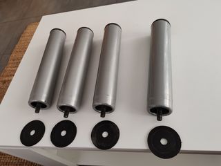 4 patas para somier con rosca