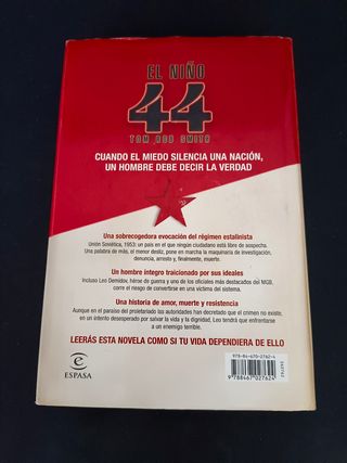 Libro El niño 44 de Tom Rob Smith