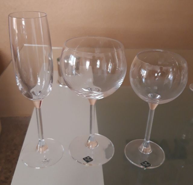 Copas de balón y champán