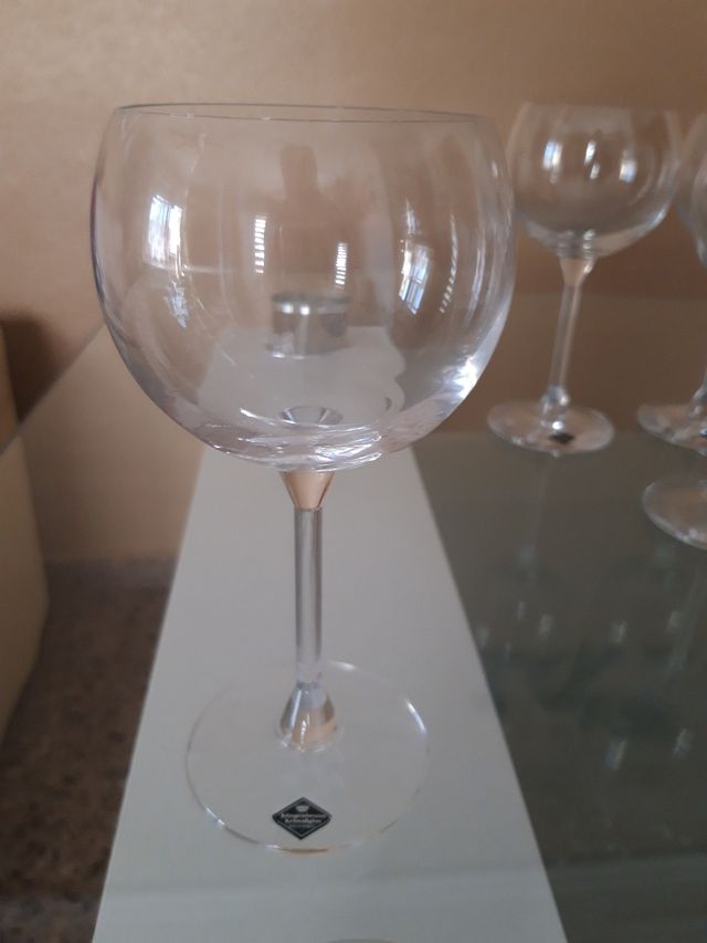 Copas de balón y champán