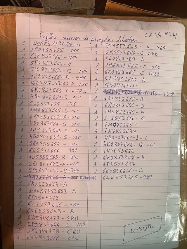 Material vario grupo VAG.