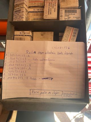 Material vario grupo VAG.