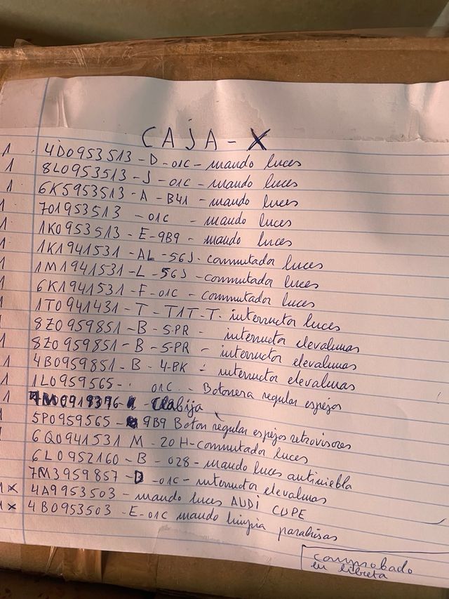 Material vario grupo VAG.