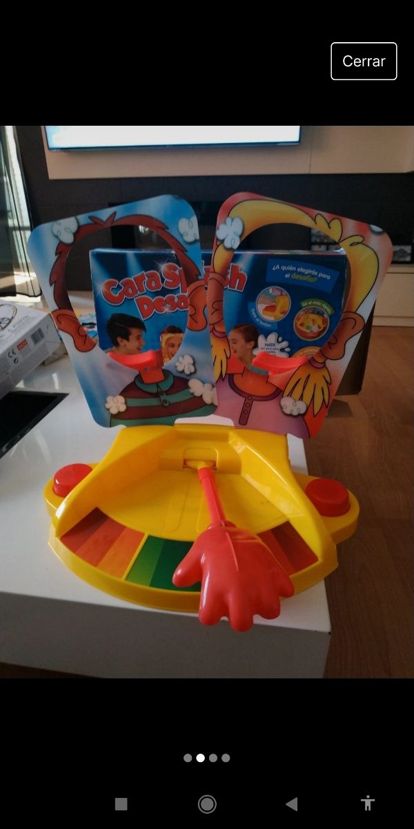 Cara splash juego niños.
