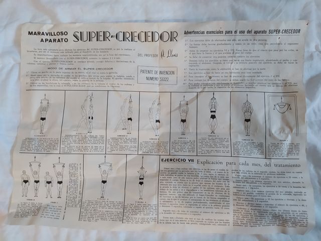 Máquina deporte super crecedor vintage