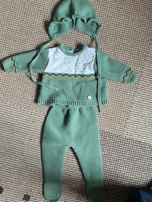 Conjunto punto 3 piezas bebé