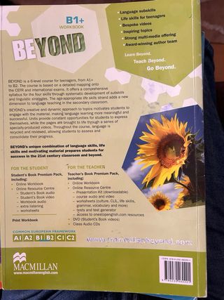 Libro workbook inglés Beyond B1+