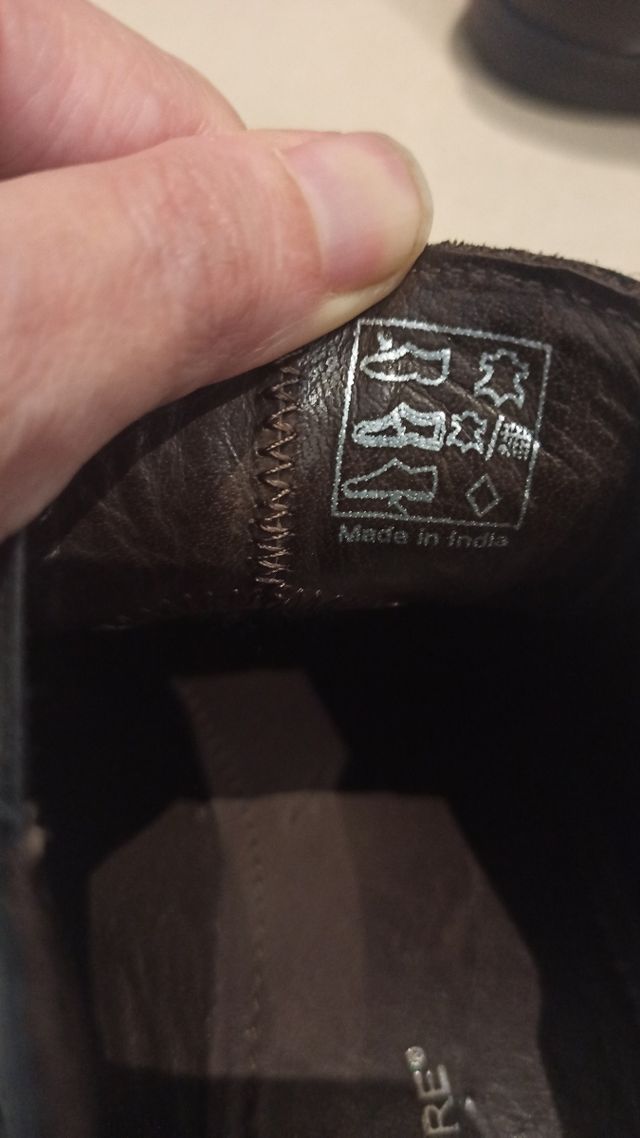 Scarponcini neri uomo pelle taglia 41