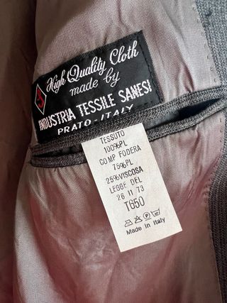 Completo uomo tre pezzi