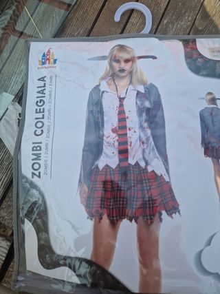 Disfraz zombi colegiala