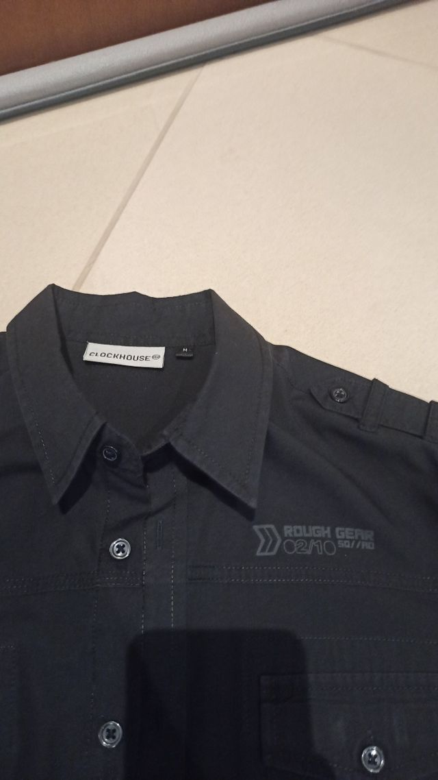 Camicia Zara 1+1 nera manica corta + Regalo