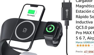 Estación de carga Qi