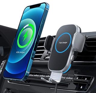 Supporto per caricabatterie da auto Qi