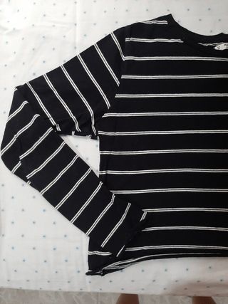 Camiseta de rayas pull and bear