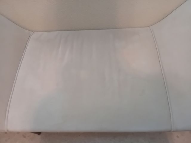 Banqueta 2 Plazas Beige Sin Patas para Restaurar