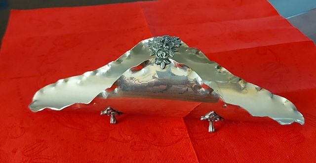 Porta tovaglioli o grissini in peltro