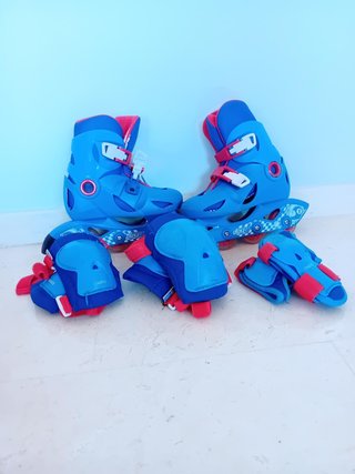 Patines Línea Niños Niñas Oxelo Play 3 Azul