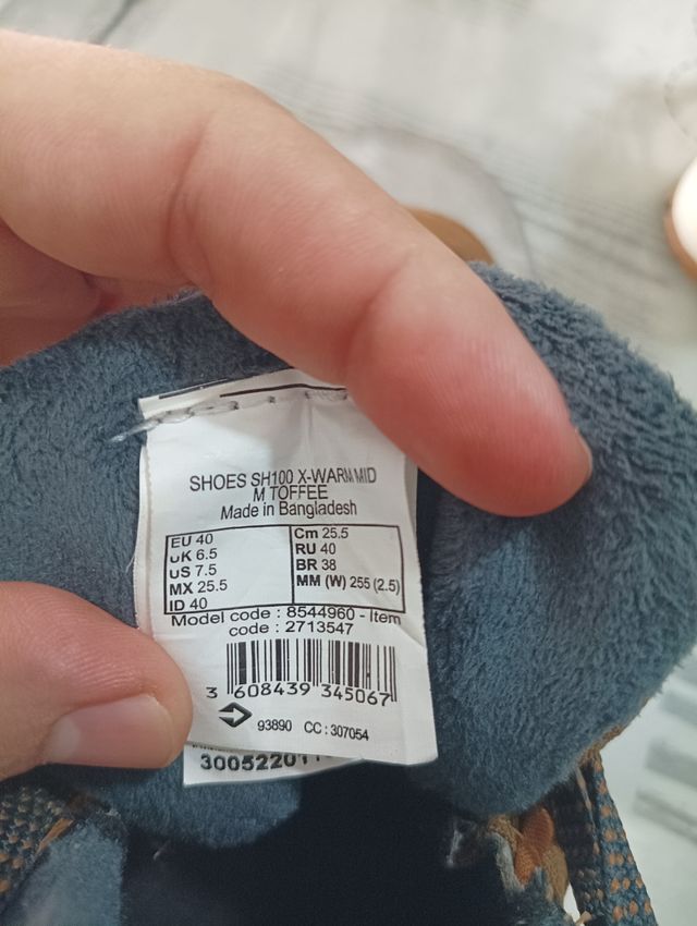 Botas de montaña para nieve🏔️