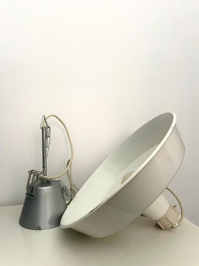 Lampara techo blanca