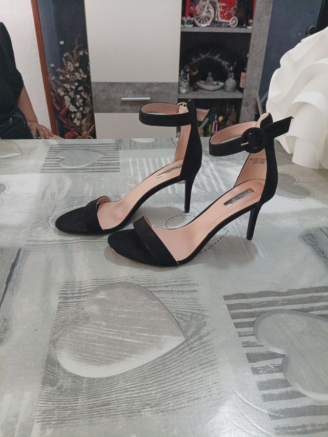 Tacones de terciopelo