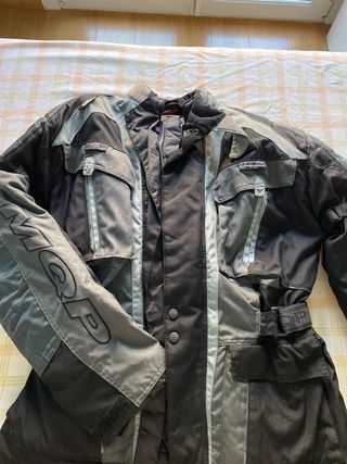 Chaqueta moto hombre