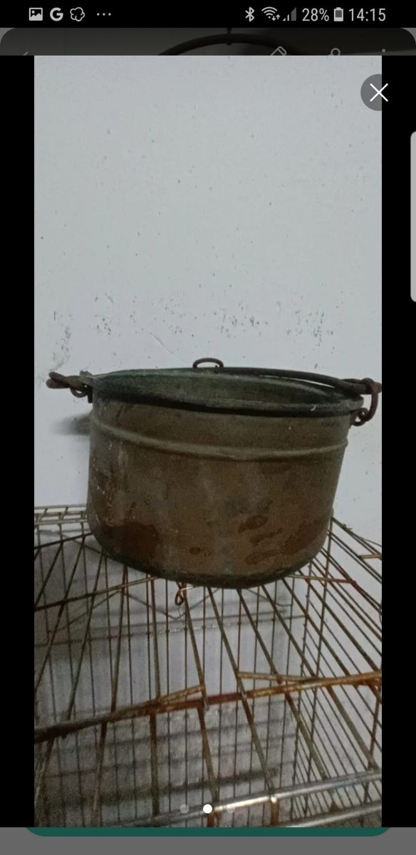Calderone in rame in vendita