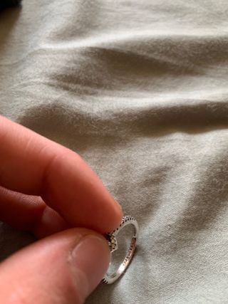Anillo de pandora  corazón