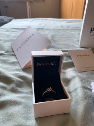 Anillo de pandora  corazón