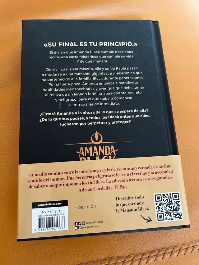 Libro Amanda Black Una Herencia Pelogrosa