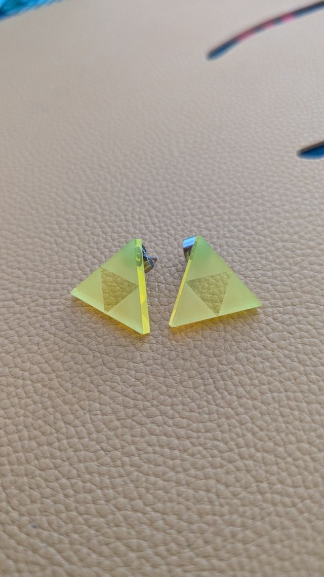 Pendientes Trifuerza Zelda 