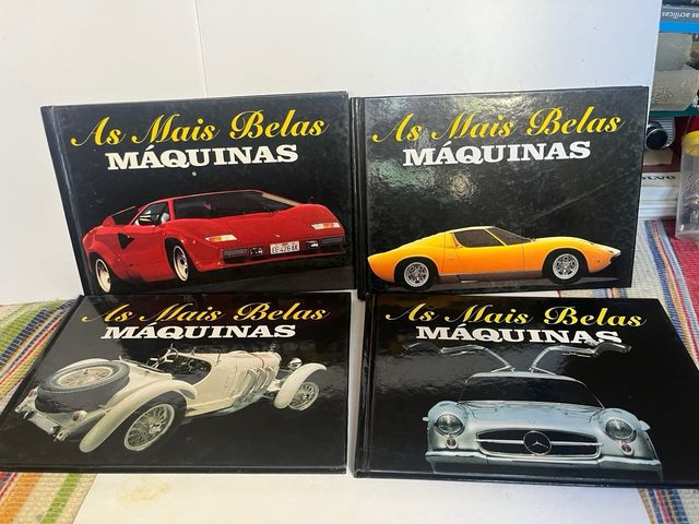 4 AUTOS COCHES CLASICOS LIBROS