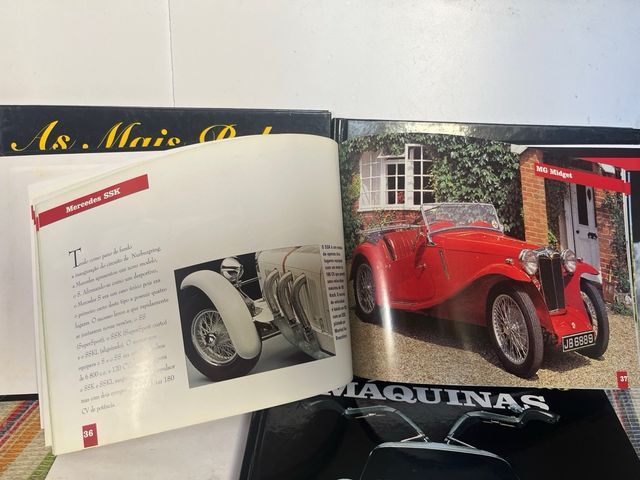 4 AUTOS COCHES CLASICOS LIBROS