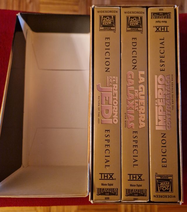 Star Wars VHS Trilogía Edición Especial