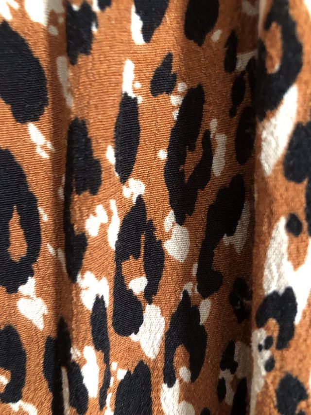 Vestido ánimal print