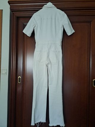 mono blanco mango talla m